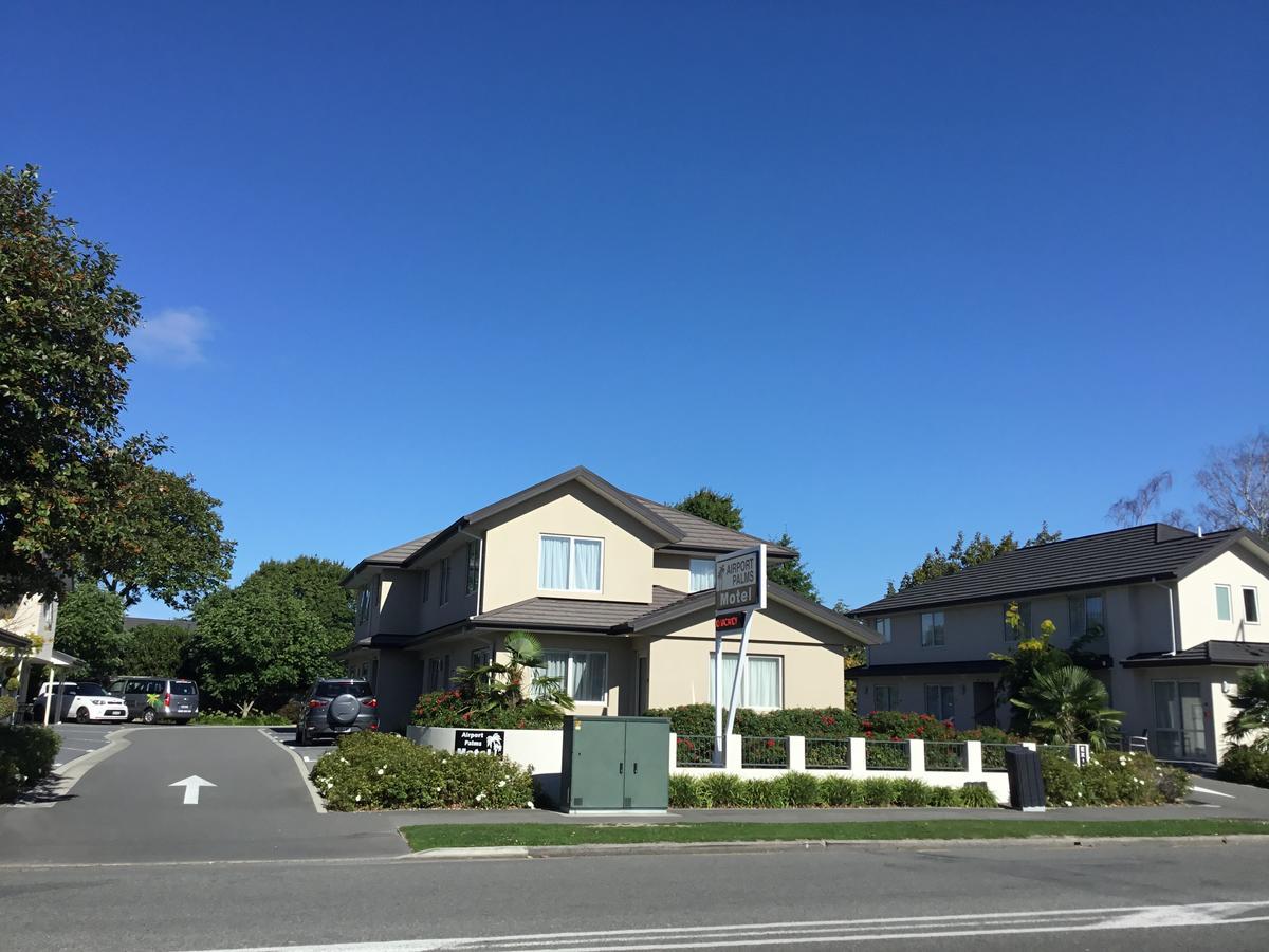 Airport Palms Motel Christchurch Exteriör bild
