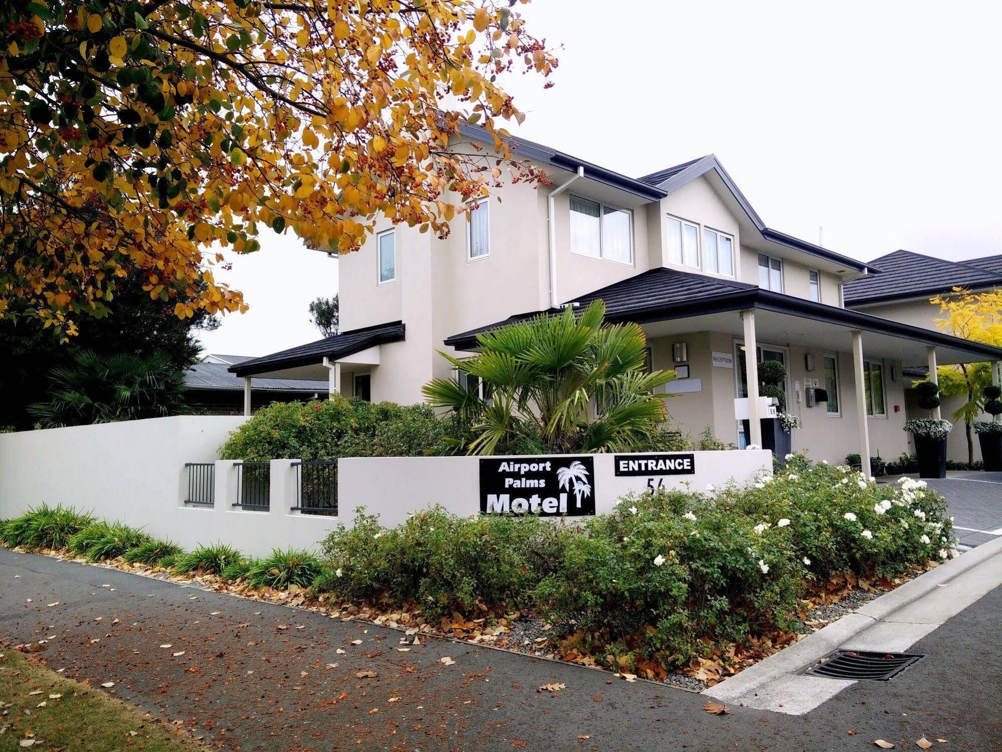 Airport Palms Motel Christchurch Exteriör bild