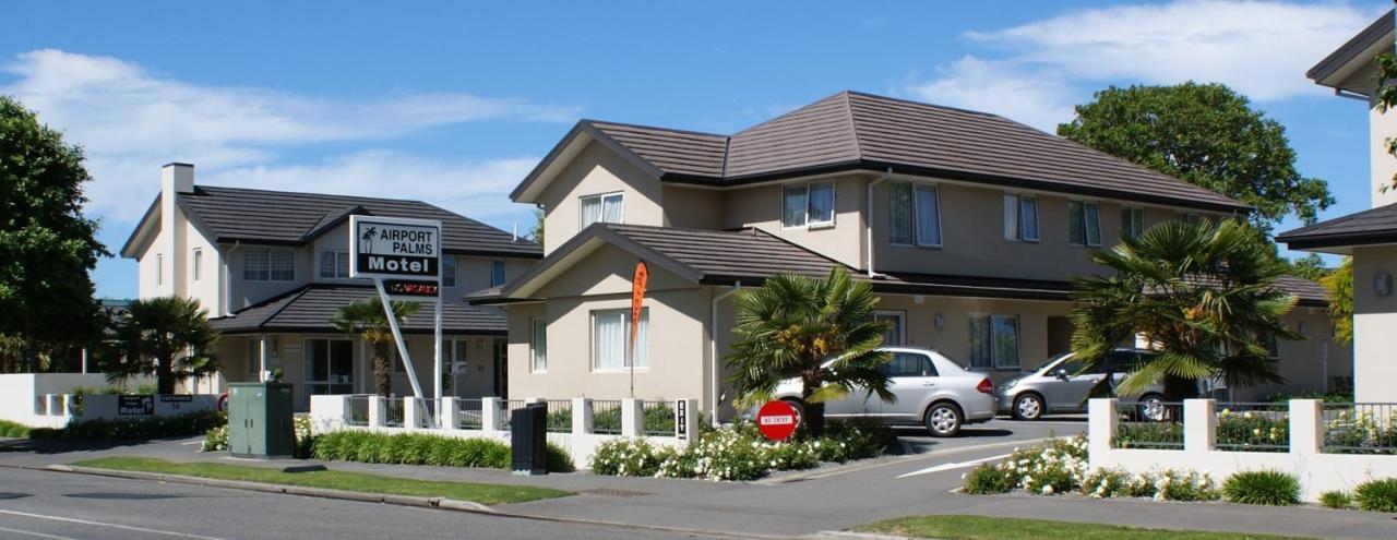 Airport Palms Motel Christchurch Exteriör bild